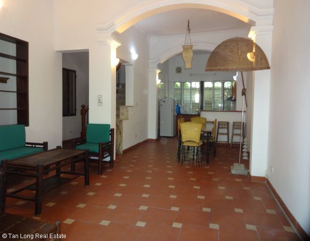 Cool house with reasonable design in Au Co street, Tay Ho district, Hanoi for rent 4
