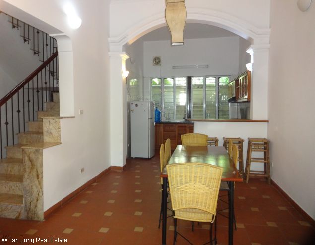 Cool house with reasonable design in Au Co street, Tay Ho district, Hanoi for rent 5