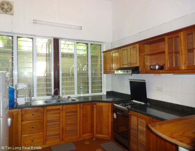 Cool house with reasonable design in Au Co street, Tay Ho district, Hanoi for rent 6