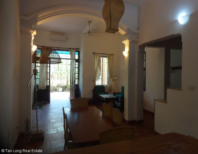 Cool house with reasonable design in Au Co street, Tay Ho district, Hanoi for rent 7