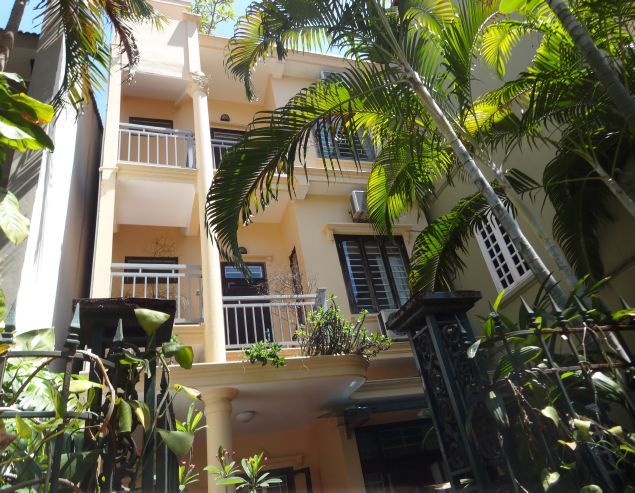 Cool house with reasonable design in Au Co street, Tay Ho district, Hanoi for rent