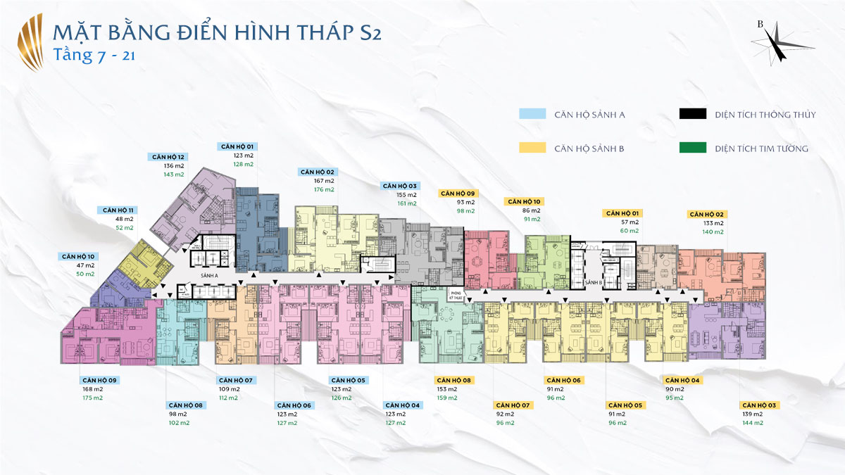 Layout floor of S2 Tower