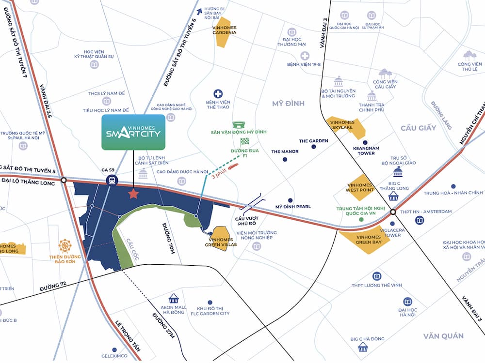 signature of apartments in Vinhomes Smart City